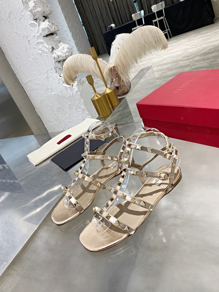Valentino Women Shoes Mule Flip Flop Sandals ROMAN STUD SLIDE SANDAL IN QUILTED NAPPA with Original Box Luxury Brand