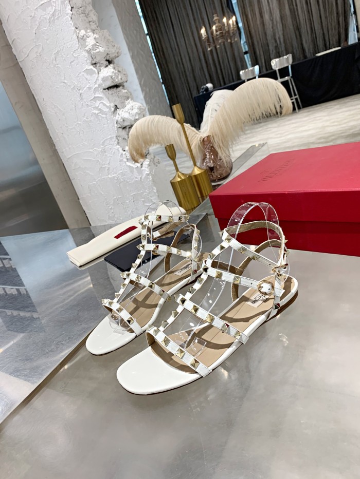 Valentino Women Shoes Mule Flip Flop Sandals ROMAN STUD SLIDE SANDAL IN QUILTED NAPPA with Original Box Luxury Brand