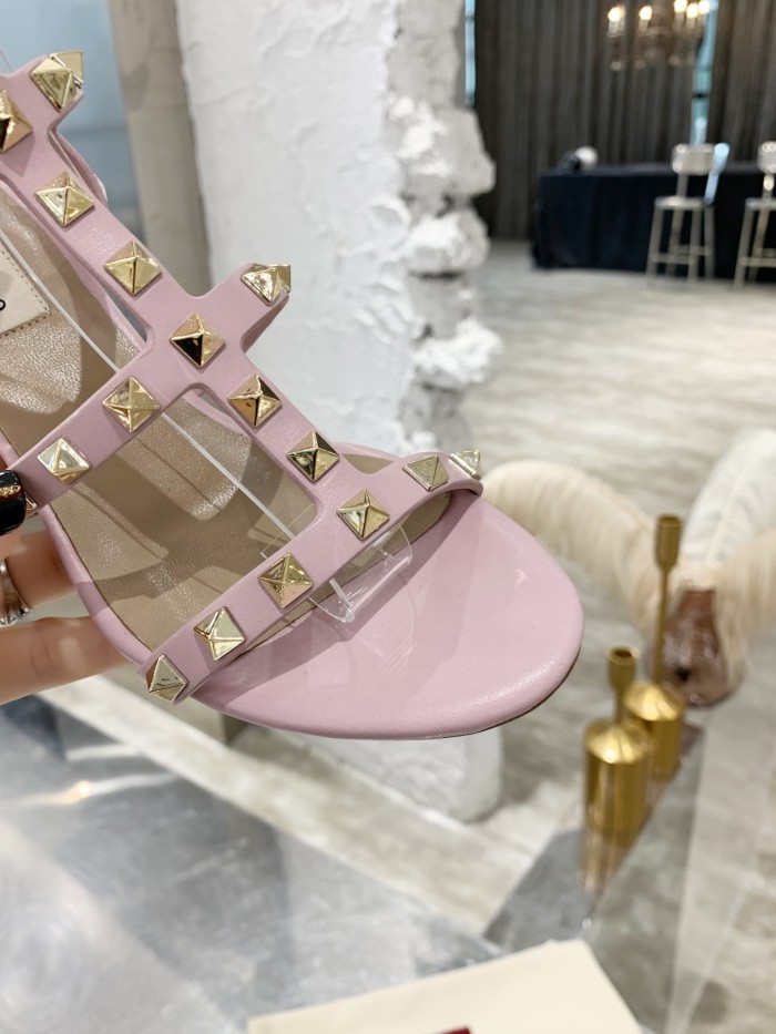 Valentino Women Shoes Mule Flip Flop Sandals ROMAN STUD SLIDE SANDAL IN QUILTED NAPPA with Original Box Luxury Brand