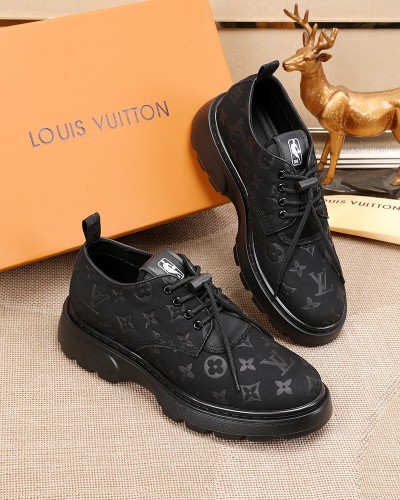 Louis Vuitton Men Shoes Dress Shoes Fashion Luxury Brand Mens Casual Shoes with Original Box