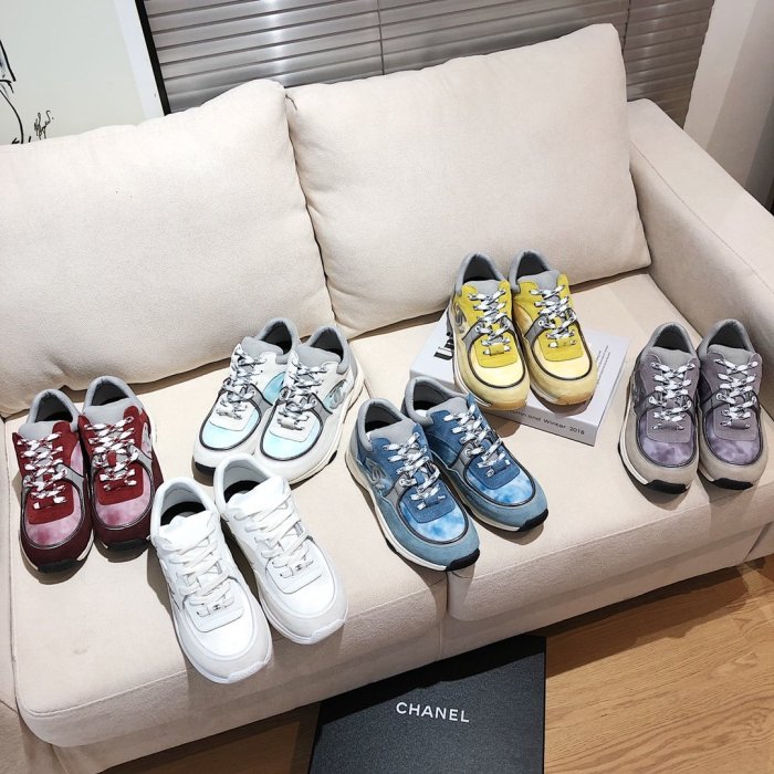 Chanel Womens Shoes Sneakers Luxury Brand Design Casual Shoes for Women with Original Box