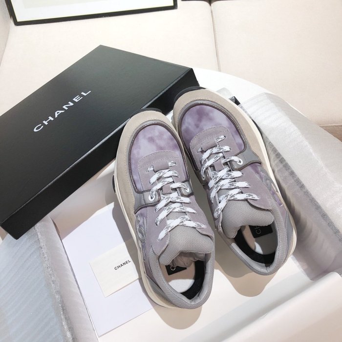Chanel Womens Shoes Sneakers Luxury Brand Design Casual Shoes for Women with Original Box