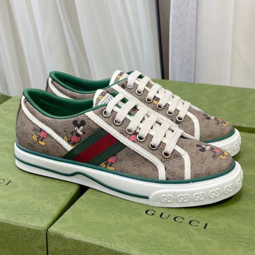 Gucci Mens Shoes Sneakers Luxury Brand men's Gucci Tennis 1977 sneaker 606110 2KQ10 4463 with Original Box