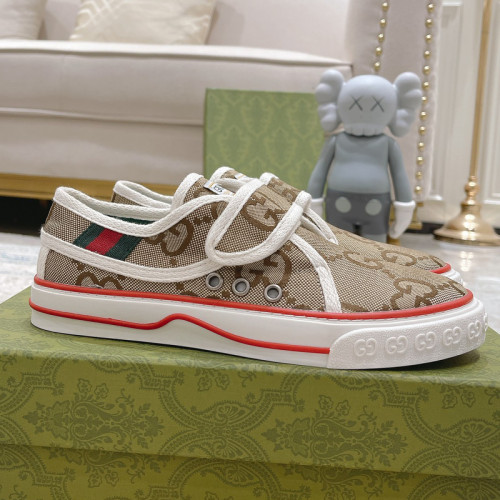 Gucci Mens Shoes Sneakers Luxury Brand men's Gucci Tennis 1977 sneaker 692918 UKO70 2584 with Original Box
