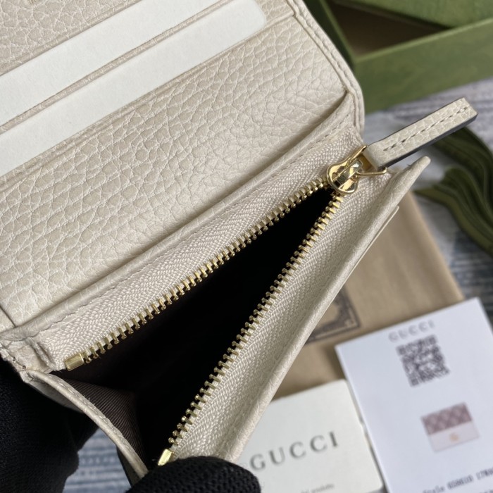 Gucci Womens Bags Wallets Leather Design Luxury Brand GG Marmont card case wallet with Original Box 658610 17WAG 5788