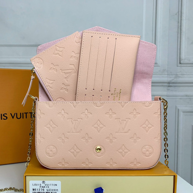 Louis Vuitton Womens Bags Shoulder Messenger Bag Luxury Brand FÉLICIE POCHETTE leather with Original Box