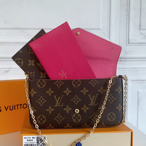 Louis Vuitton Womens Bags Shoulder Messenger Bag Luxury Brand FÉLICIE POCHETTE leather with Original Box