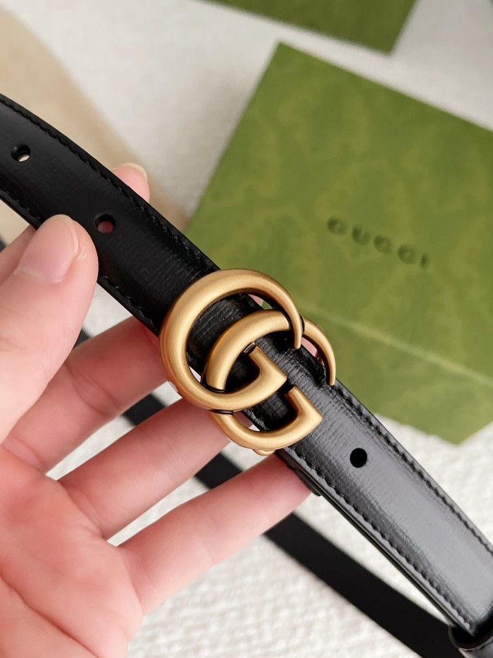 Gucci Womens Belt Luxury Brand Women Belts Luxury Brand with Original Box 2cm Width