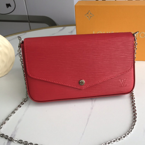 Louis Vuitton Womens Bags Shoulder Messenger Bag Luxury Brand FÉLICIE POCHETTE leather with Original Box