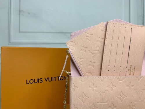 Louis Vuitton Womens Bags Shoulder Messenger Bag Luxury Brand FÉLICIE POCHETTE leather with Original Box