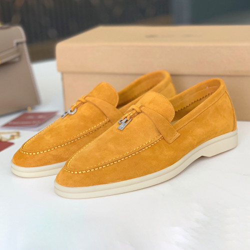 Loro Piana Womens Shoes Loafers Casual Design Luxury Brand Fashion Shoes for Women with Original Box