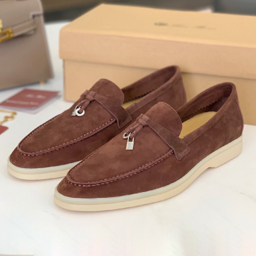 Loro Piana Womens Shoes Loafers Casual Design Luxury Brand Fashion Shoes for Women with Original Box