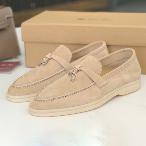 Loro Piana Womens Shoes Loafers Casual Design Luxury Brand Fashion Shoes for Women with Original Box