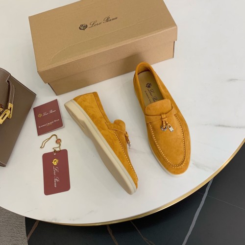 Loro Piana Womens Shoes Loafers Casual Design Luxury Brand Fashion Shoes for Women with Original Box