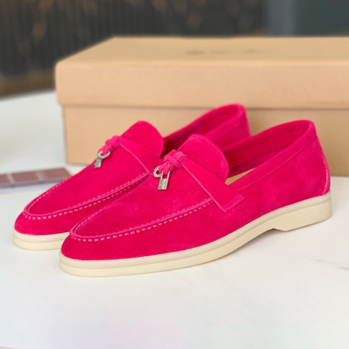 Loro Piana Womens Shoes Loafers Casual Design Luxury Brand Fashion Shoes for Women with Original Box