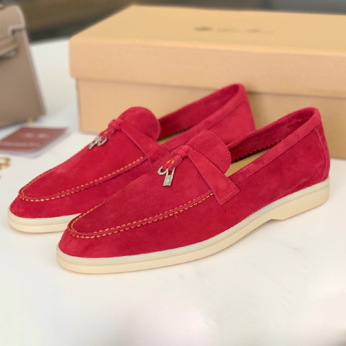 Loro Piana Womens Shoes Loafers Casual Design Luxury Brand Fashion Shoes for Women with Original Box