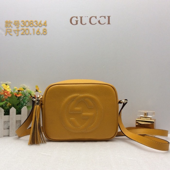 Gucci Womens Bag Crossbody Luxury GG Shoulder Bag Leather Luxury Brand 308364