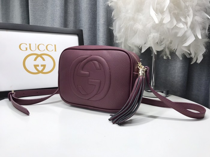 Gucci Womens Bag Crossbody Luxury GG Shoulder Bag Leather Luxury Brand 308364