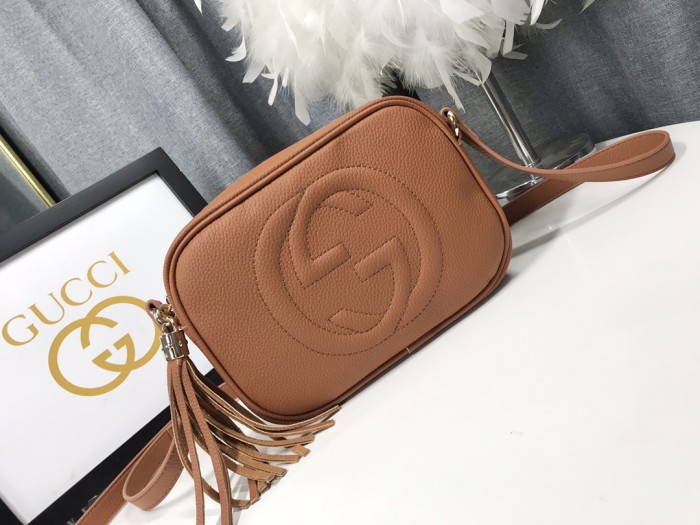 Gucci Womens Bag Crossbody Luxury GG Shoulder Bag Leather Luxury Brand 308364