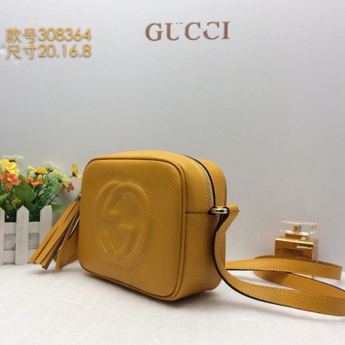 Gucci Womens Bag Crossbody Luxury GG Shoulder Bag Leather Luxury Brand 308364