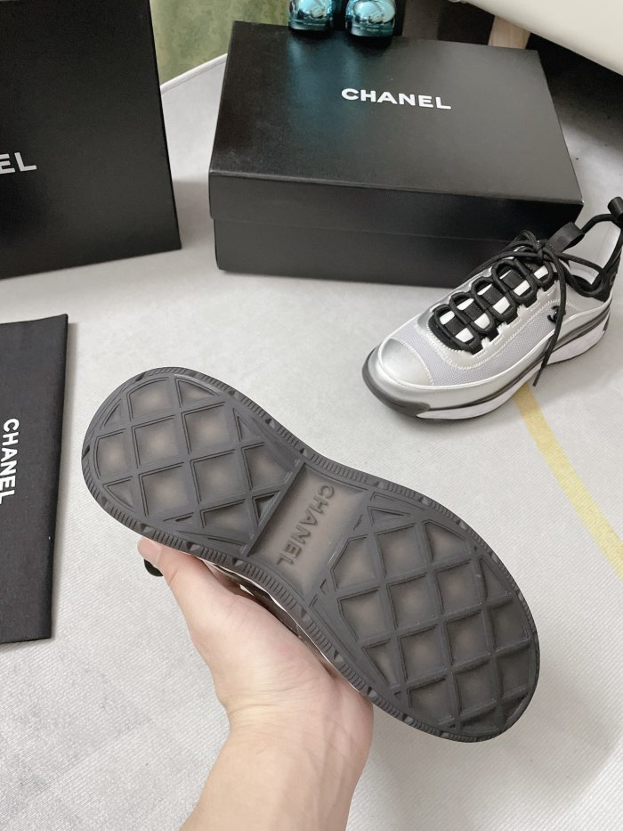 Chanel Mens Shoes Sneakers Luxury Brand Sports Shoes Breathable Design with Original Box