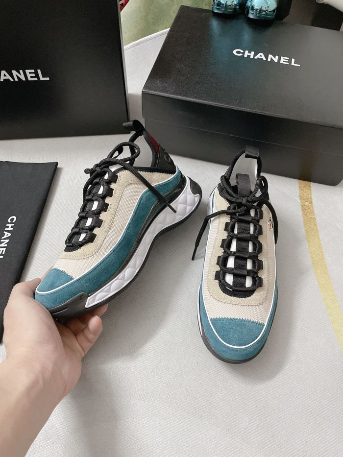 Chanel Mens Shoes Sneakers Luxury Brand Sports Shoes Breathable Design with Original Box