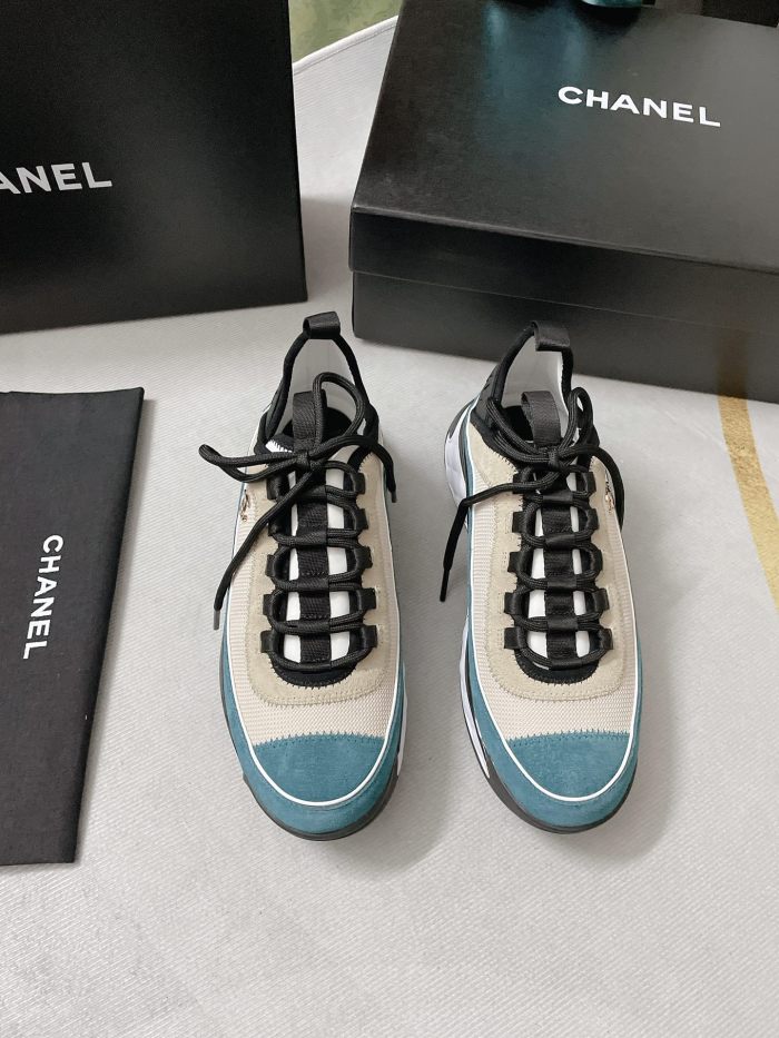 Chanel Mens Shoes Sneakers Luxury Brand Sports Shoes Breathable Design with Original Box