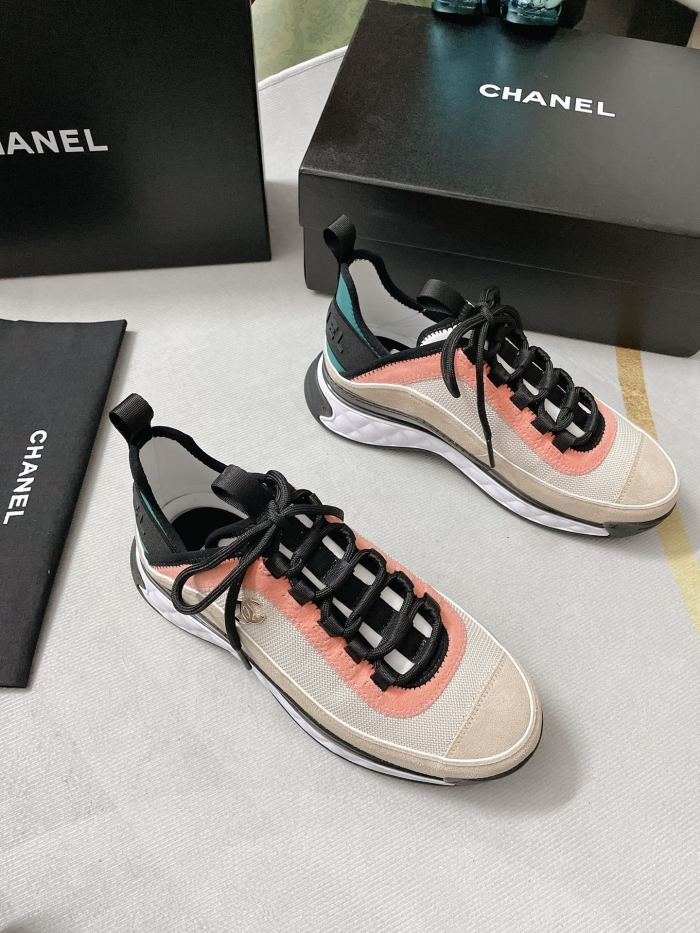Chanel Mens Shoes Sneakers Luxury Brand Sports Shoes Breathable Design with Original Box