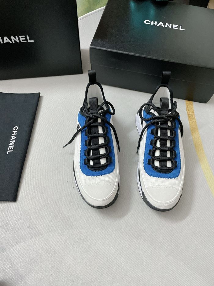 Chanel Mens Shoes Sneakers Luxury Brand Sports Shoes Breathable Design with Original Box
