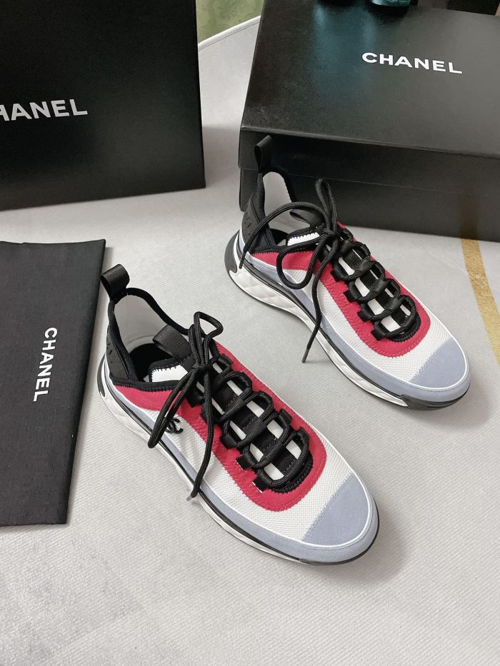 Chanel Mens Shoes Sneakers Luxury Brand Sports Shoes Breathable Design with Original Box