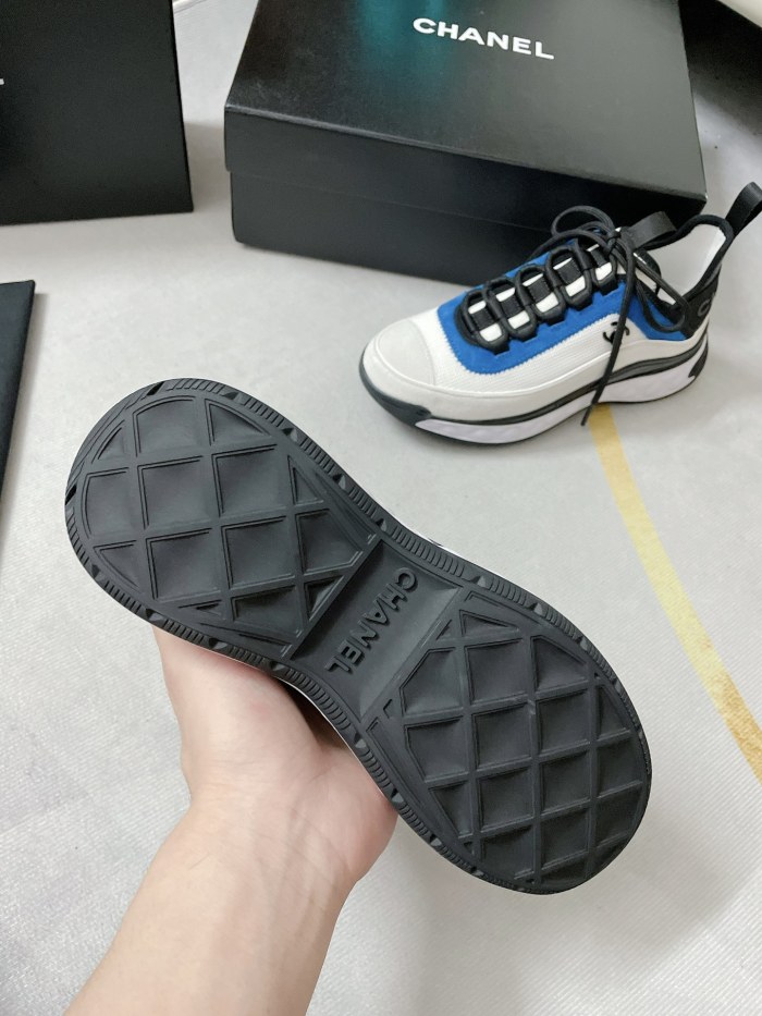 Chanel Mens Shoes Sneakers Luxury Brand Sports Shoes Breathable Design with Original Box