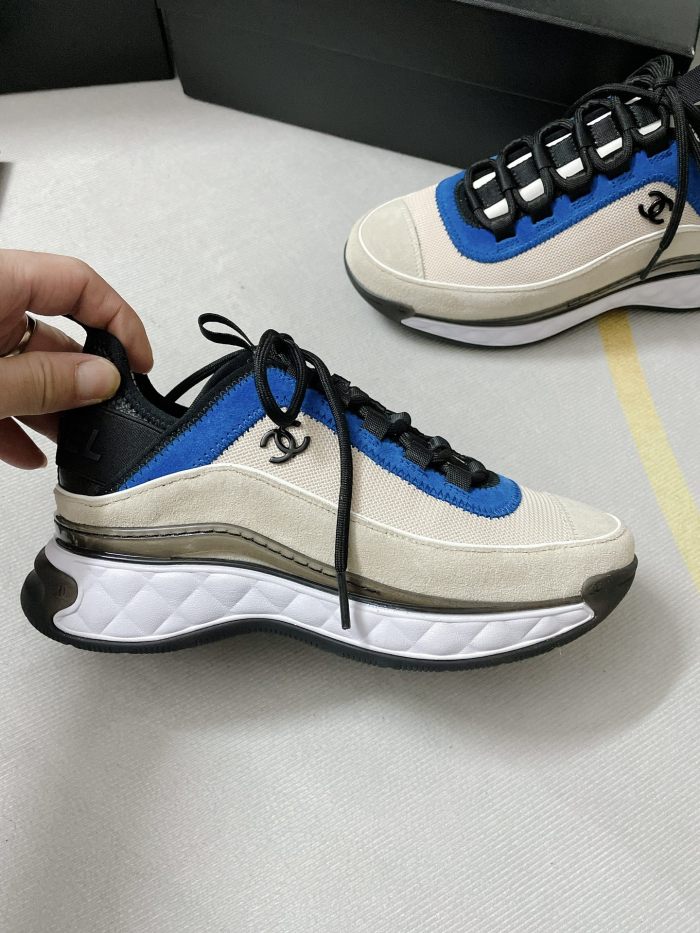 Chanel Mens Shoes Sneakers Luxury Brand Sports Shoes Breathable Design with Original Box