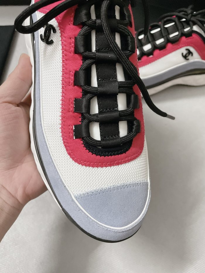 Chanel Mens Shoes Sneakers Luxury Brand Sports Shoes Breathable Design with Original Box