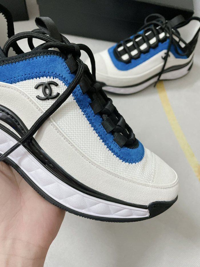Chanel Mens Shoes Sneakers Luxury Brand Sports Shoes Breathable Design with Original Box