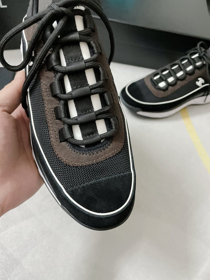 Chanel Mens Shoes Sneakers Luxury Brand Sports Shoes Breathable Design with Original Box
