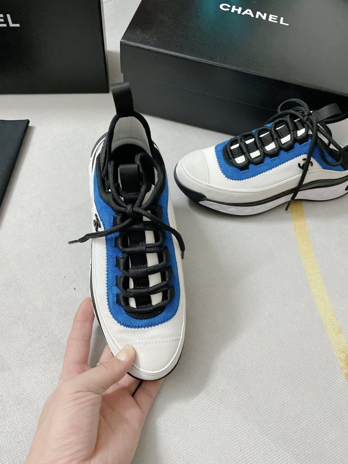 Chanel Mens Shoes Sneakers Luxury Brand Sports Shoes Breathable Design with Original Box