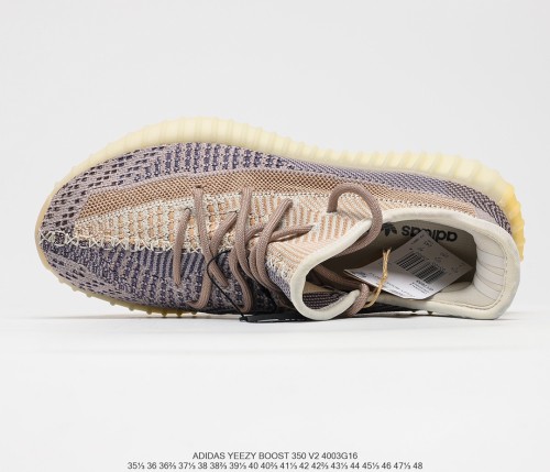 Kanye West x Adidas Yeezy Boost 350 V2 Ash Pearl  Mens Womens Shoes Sneakers Breathable Design with Original Box 4003G16