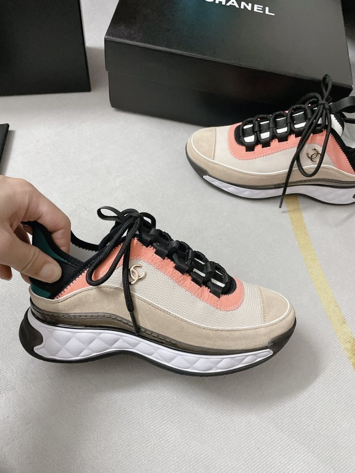 Chanel Mens Shoes Sneakers Luxury Brand Sports Shoes Breathable Design with Original Box