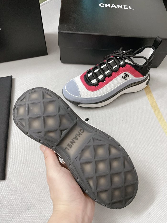 Chanel Mens Shoes Sneakers Luxury Brand Sports Shoes Breathable Design with Original Box