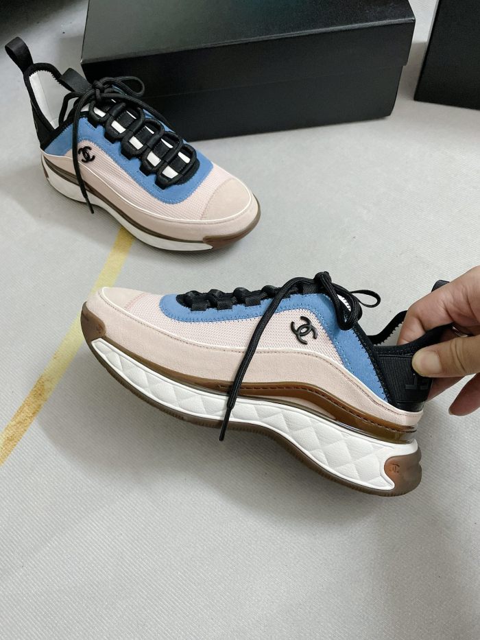 Chanel Mens Shoes Sneakers Luxury Brand Sports Shoes Breathable Design with Original Box