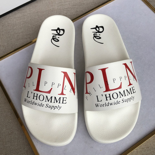 Philipp Plein Men Shoes Fashion Design Luxury Brand Flip Flop Slippers Sandals with Original Box