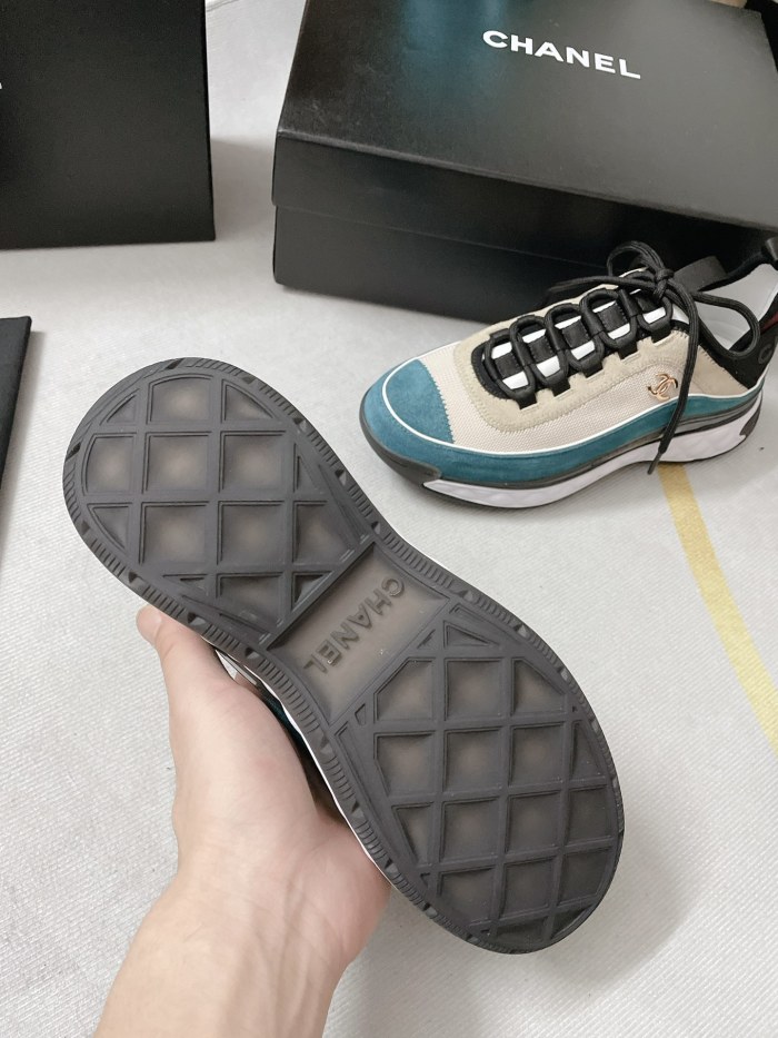 Chanel Mens Shoes Sneakers Luxury Brand Sports Shoes Breathable Design with Original Box