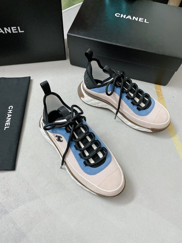 Chanel Mens Shoes Sneakers Luxury Brand Sports Shoes Breathable Design with Original Box