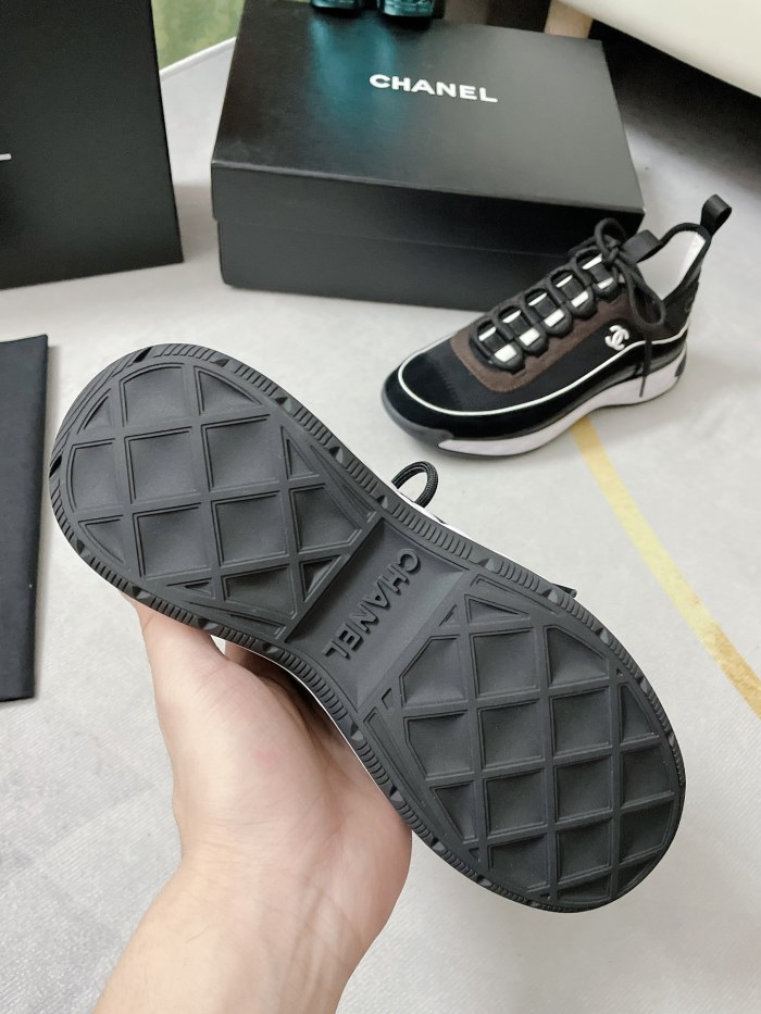Chanel Mens Shoes Sneakers Luxury Brand Sports Shoes Breathable Design with Original Box