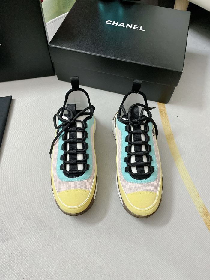 Chanel Mens Shoes Sneakers Luxury Brand Sports Shoes Breathable Design with Original Box
