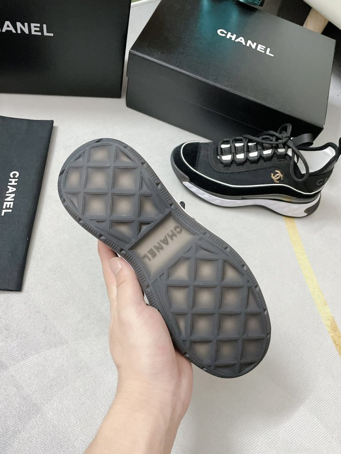Chanel Mens Shoes Sneakers Luxury Brand Sports Shoes Breathable Design with Original Box