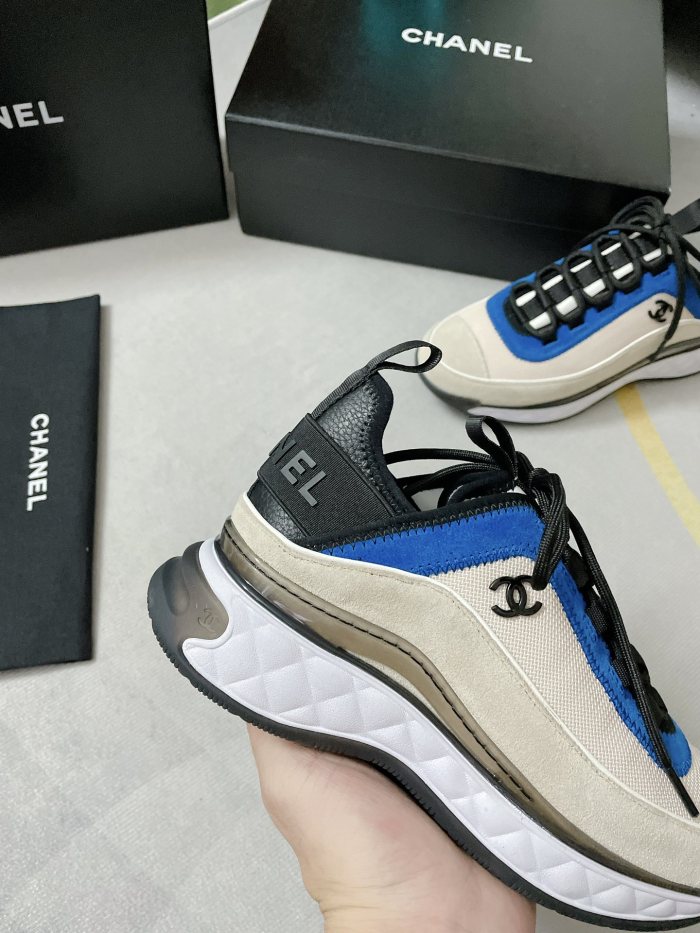 Chanel Mens Shoes Sneakers Luxury Brand Sports Shoes Breathable Design with Original Box