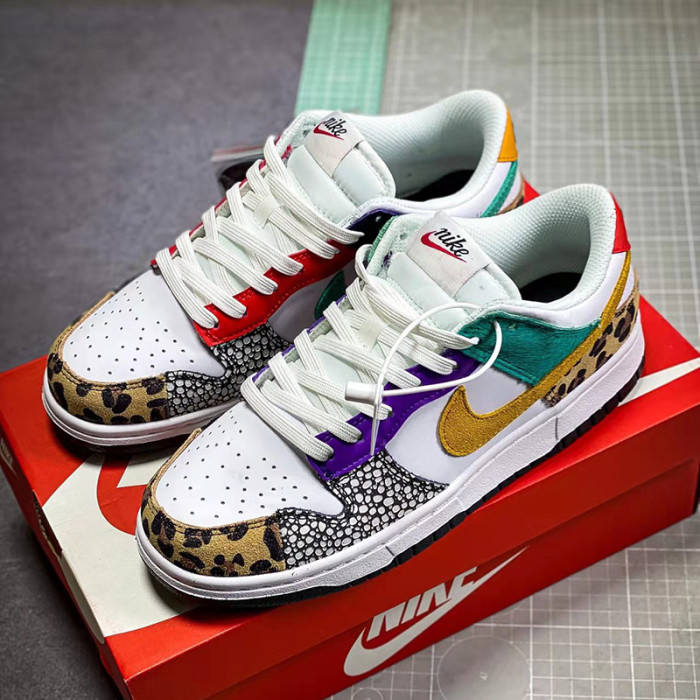 Nike SB Dunk Low Animal Sneakers Men Womens Shoes Sneakers with Original Box DN3866-100