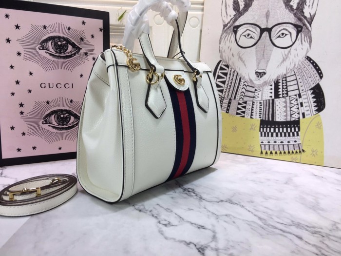 Gucci Womens Mens Bags Crossbody Handbags Luxury GG Shoulder Bag Leather Luxury Brand 547551 UQHBB 9885 GG Supreme Ophidia Small Tote Bag