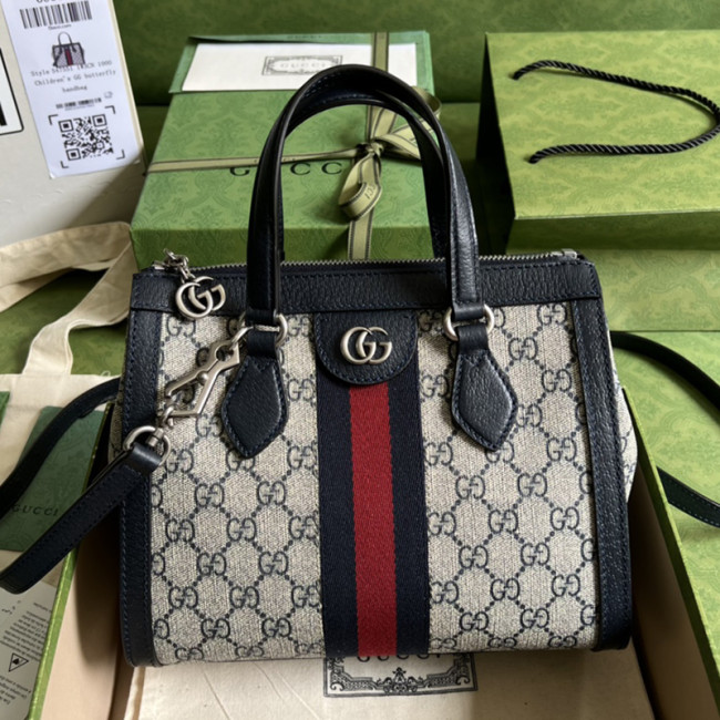 Gucci Womens Mens Bags Crossbody Handbags Luxury GG Shoulder Bag Leather Luxury Brand  547551 K05NN 4076 GG Supreme Ophidia Small Tote Bag